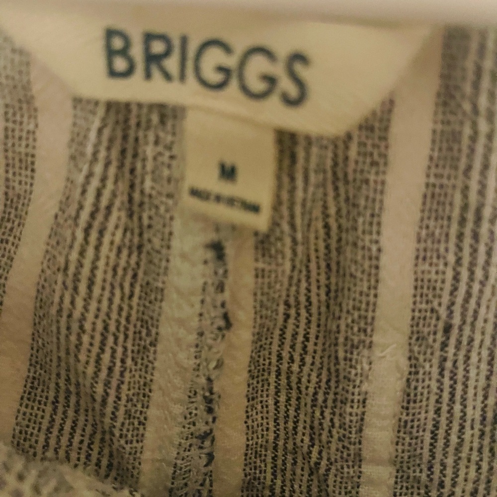 Women's Striped Gray Shorts - Picture 2 of 8